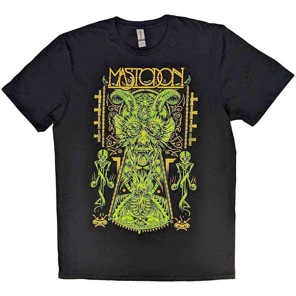 Mastodon - Devil On Black Heren Tshirt - Zwart
